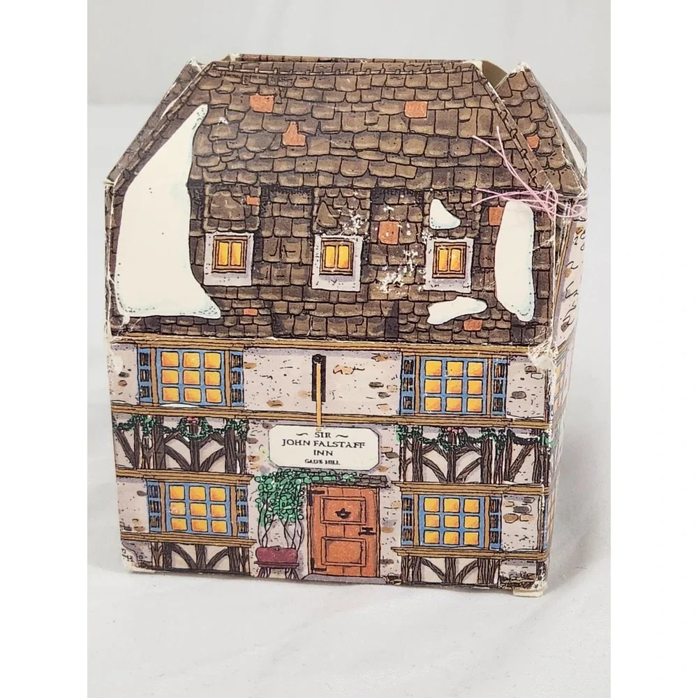 Dept 56 Sir John Falstaff Inn 1995 Charles Dickens Heritage Ornament Vintage Box